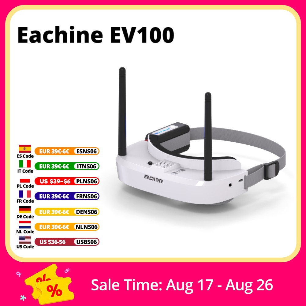 Rc Helicopter Case - Eachine EV100 720*540 5,8G 72CH FPV